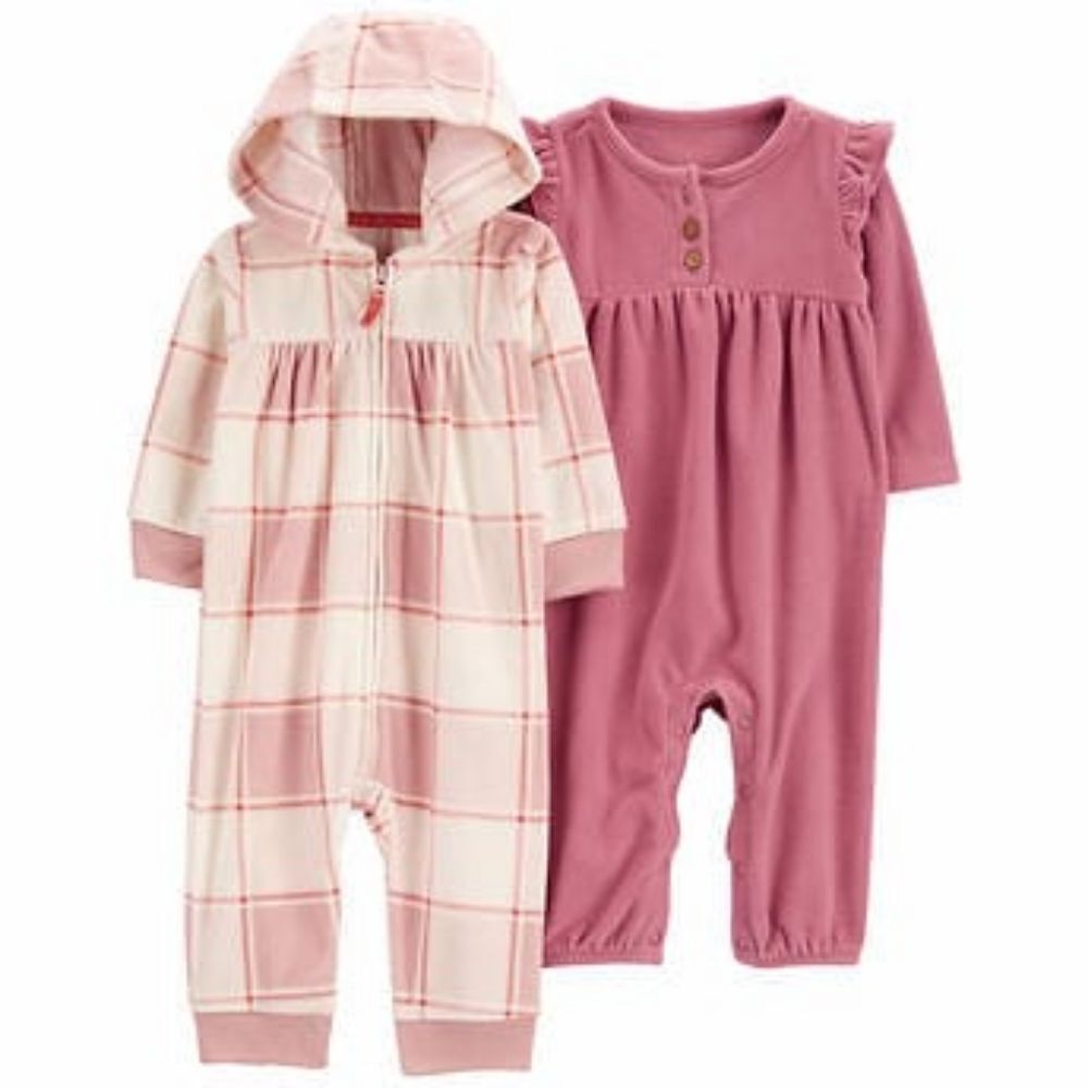 Carter's Infant 2-pack Jumpsuit, Pink